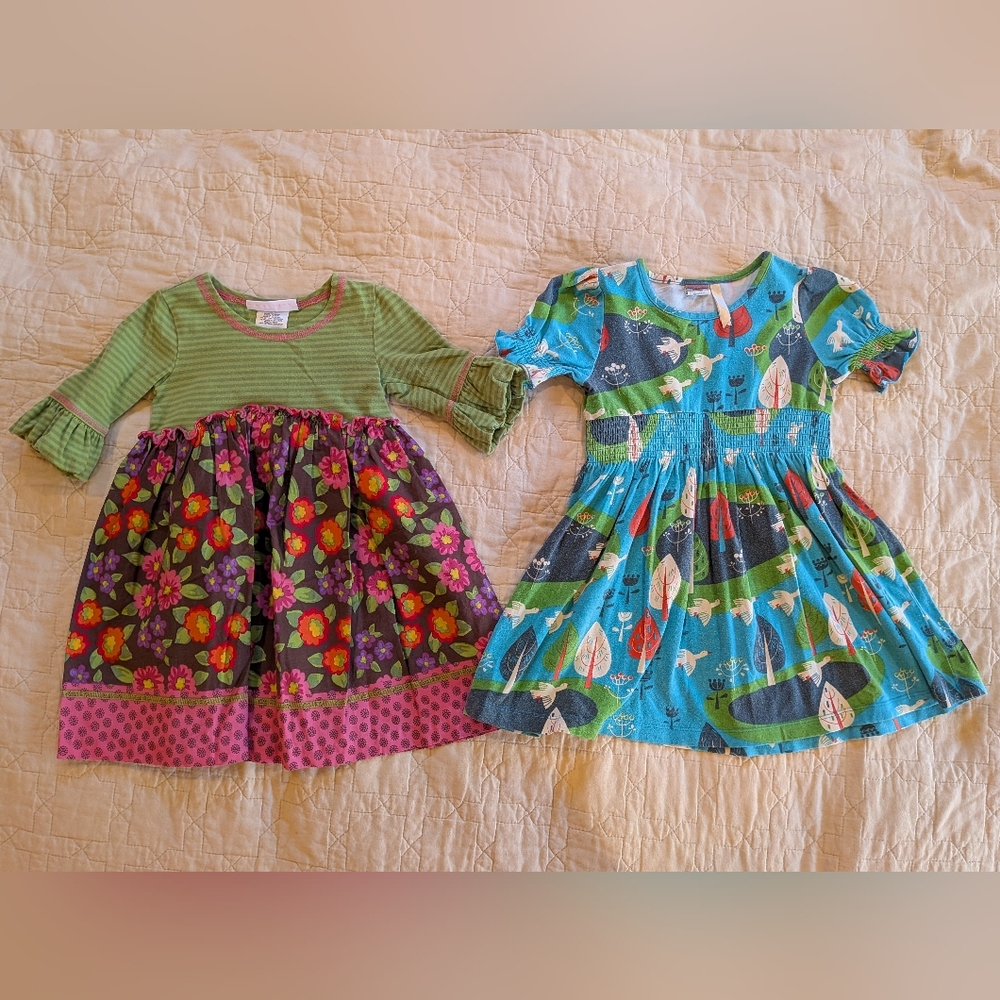 Toddler Cottagecore Floral Dress Bundle